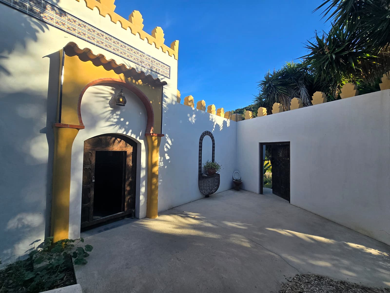 Entrance to the medronho distillery at Monte Novo da Serra